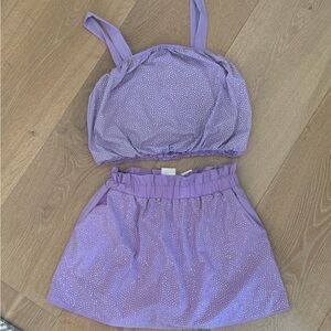 NWT Queen of Sparkles XS Top and Skirt Set
